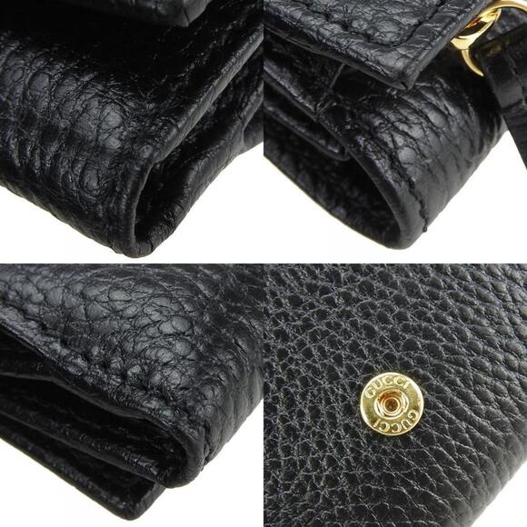 GUCCI Black Leather GG Marmont Wallet - Picture 8 of 11